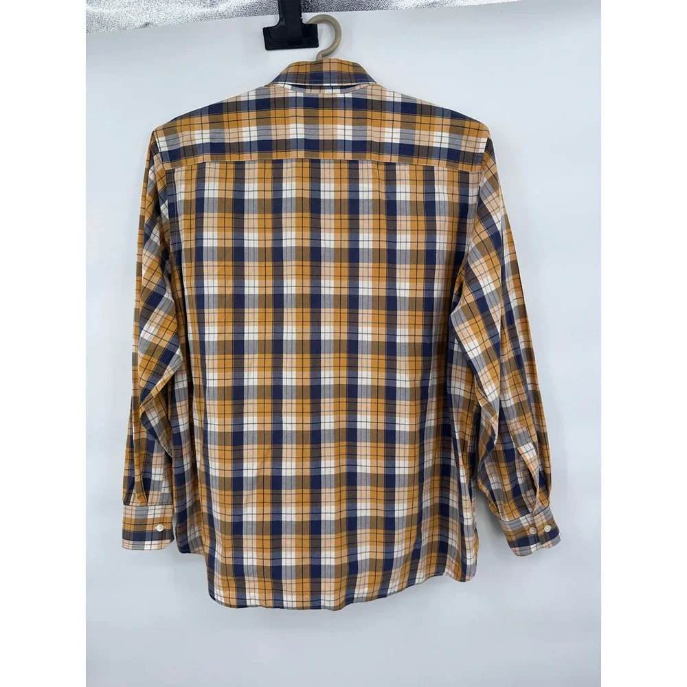 Banana Republic Soft Wash Button‎ Down Shirt Mens XL Plaid Long Sleeve Casual